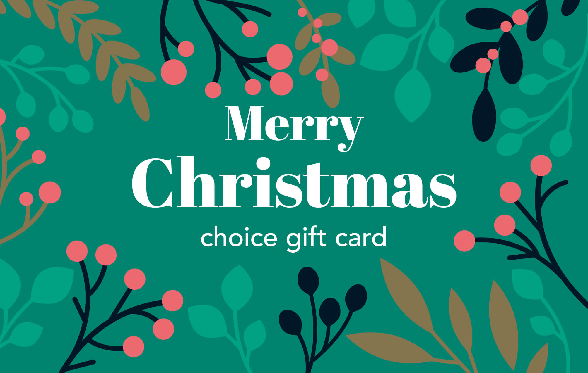 merry christmas gift card